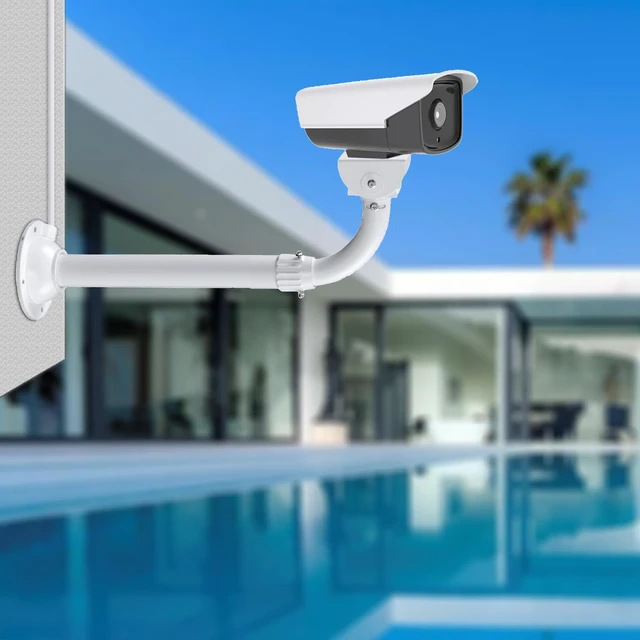 Alt view image 2 of 6 - WiTi CCTV Security Camera Extendable Pole Mount Bracket | 15.7-23.6 inches Adjustable, Wall and Ceiling Mount, For CCTV Camera, Metal Pole Mount