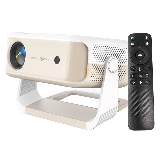 Main image of Native 1080P Portable Projector, 12V Power Bank Compatible, 250 ANSI | Smart Streaming WiFi 6 & Bluetooth 5.0 Up to 150" Big Screen Movie Night Anywhere Tabletop, Wall, Ceiling & Tripod