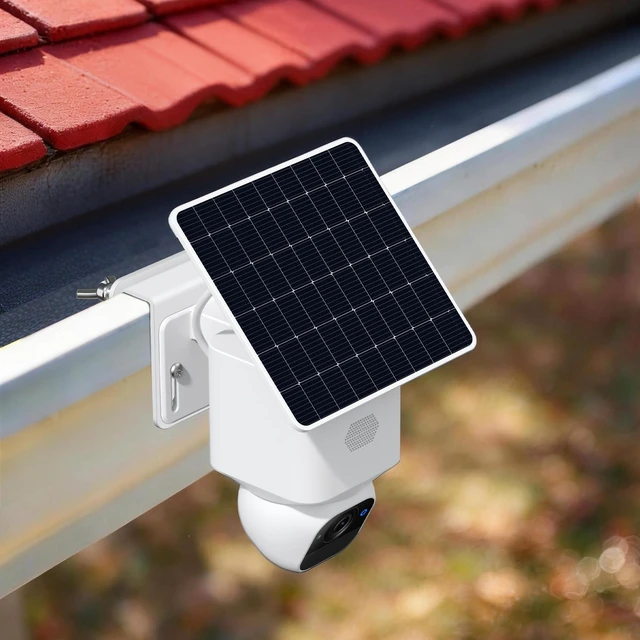 Alt view image 6 of 7 - 2 Pack Gutter Mount Bracket Compatible with Eufy Solocam S340/E30, Wyze, Eufy, Reolink, AOSU, No Drill Installation, Stainless Steel Gutter Mount for Security Camera, Security Camera Holder