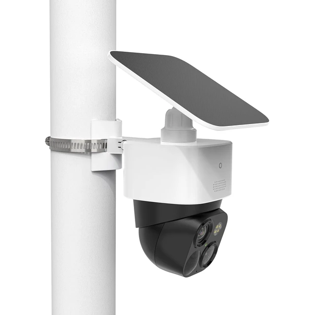 Alt view image 2 of 7 - Holicfun Pole Mount for Eufy SoloCam S340/E30/E42 & 4G LTE Cam S330 | No-drill bracket fits 1.5"-5.9" diameter poles, downspouts & fence posts, easy installation, all mounting hardware included