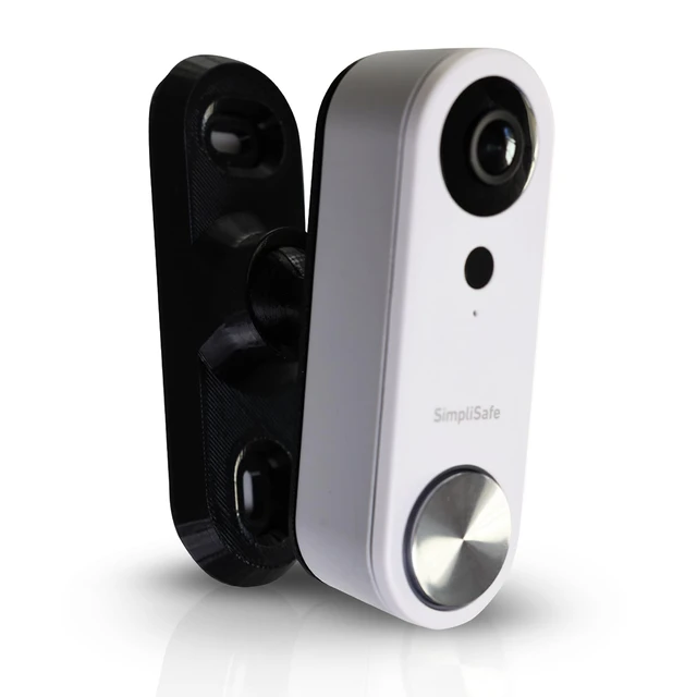 Main image of SplashNColor Adjustable Wall Mount for SimpliSafe Doorbell Latest Gen, Compatible with SimpliSafe Camera Home Security System, Secure Mount to Optimize Viewing Angle, Easy Install Kit & Outdoor Safe