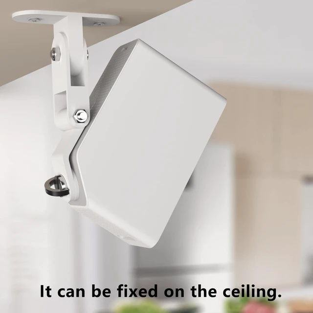 Alt view image 4 of 6 - Metal Wall Mount Compatible with SimpliSafe Smart Alarm Indoor Camera | 360 Degree Adjustable Upright from The Ceiling or Wall, Provide Better Viewing Angle