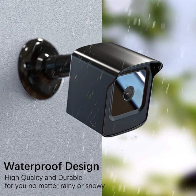 Alt view image 2 of 6 - Wyze Camera Outdoor Mount, 360°Swivel Wyze Wall Mount for Wyze Cam V4/V3 | Weatherproof Protective Cover, Wall Mount Solid Housing for Wyze Outdoor Indoor Smart Home System, 3 Pack, Black