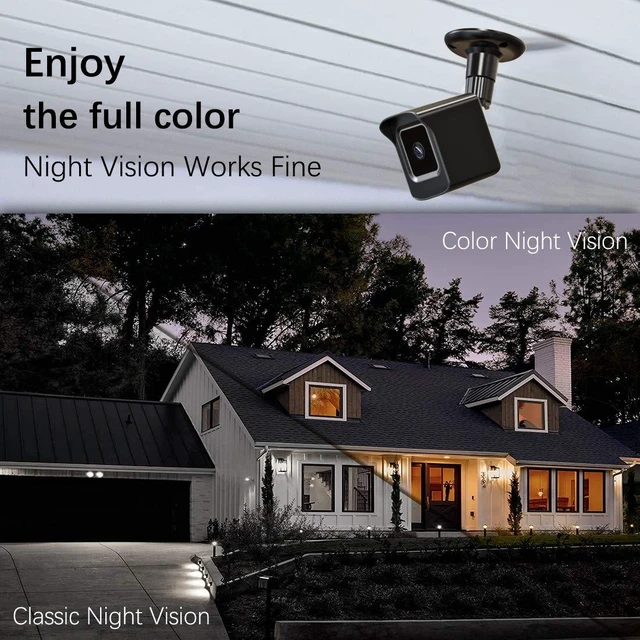 Alt view image 3 of 6 - Wyze Camera Outdoor Mount, 360°Swivel Wyze Wall Mount for Wyze Cam V4/V3 | Weatherproof Protective Cover, Wall Mount Solid Housing for Wyze Outdoor Indoor Smart Home System, 3 Pack, Black