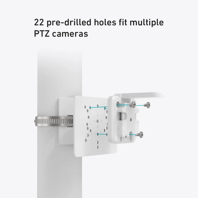 Alt view image 5 of 6 - Holicfun Camera Pole Mount Compatible with AOSU SolarCam D1 Series, White