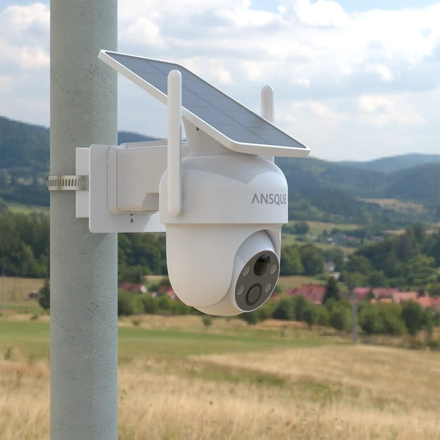 Alt view image 3 of 6 - Holicfun Camera Pole Mount Compatible with AOSU SolarCam D1 Series, White