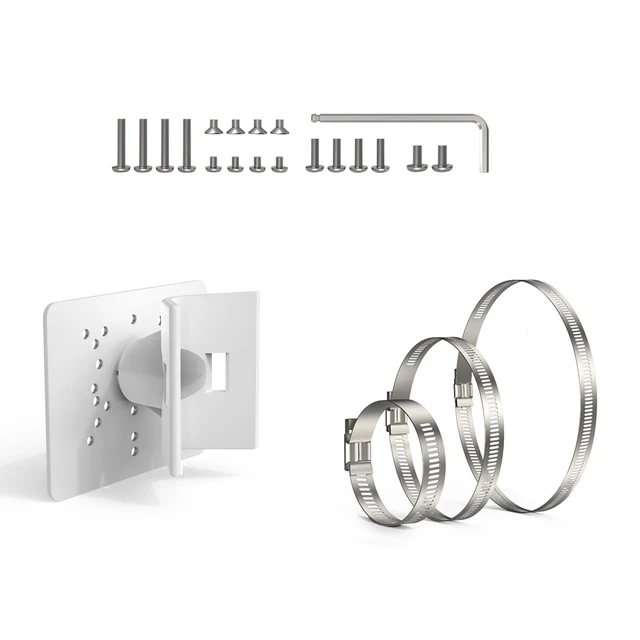 Alt view image 6 of 6 - Holicfun Camera Pole Mount Compatible with AOSU SolarCam D1 Series, White