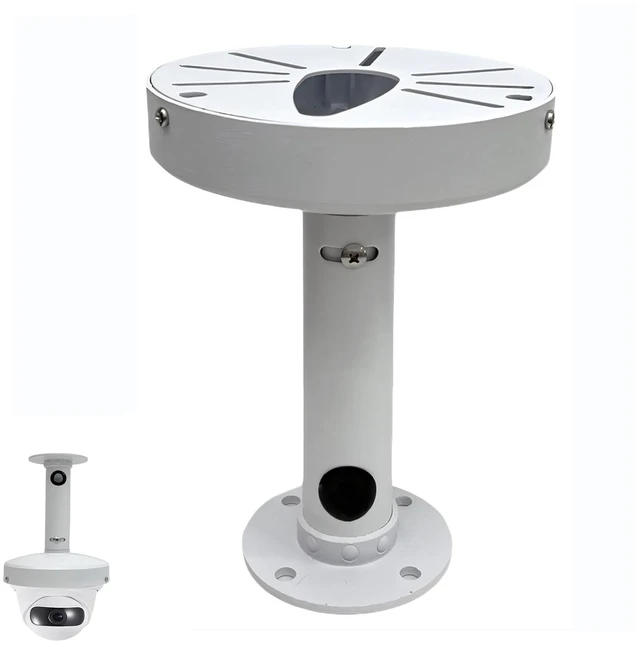 Main image of 6 inches Dome Camera Mount Ceiling Mount Bracket,Indoor Outdoor Security Camera Wall Mount, Metal Bracket, Junction Box Cable Management,Junction Box Pole Mounts