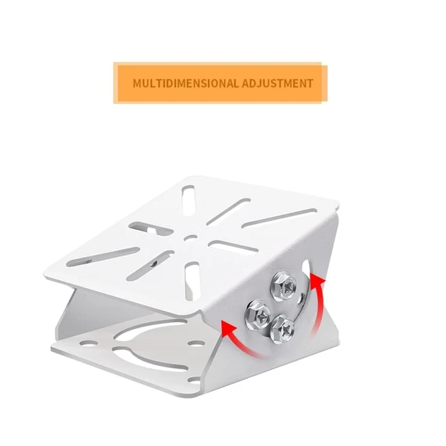Alt view image 3 of 7 - Coolotic 2-Set CCTV Security Camera Universal Pole Mounting Mount Bracket Adapter for PTZ Dome Surveillance Camera (2X 2D Mount Adapter)