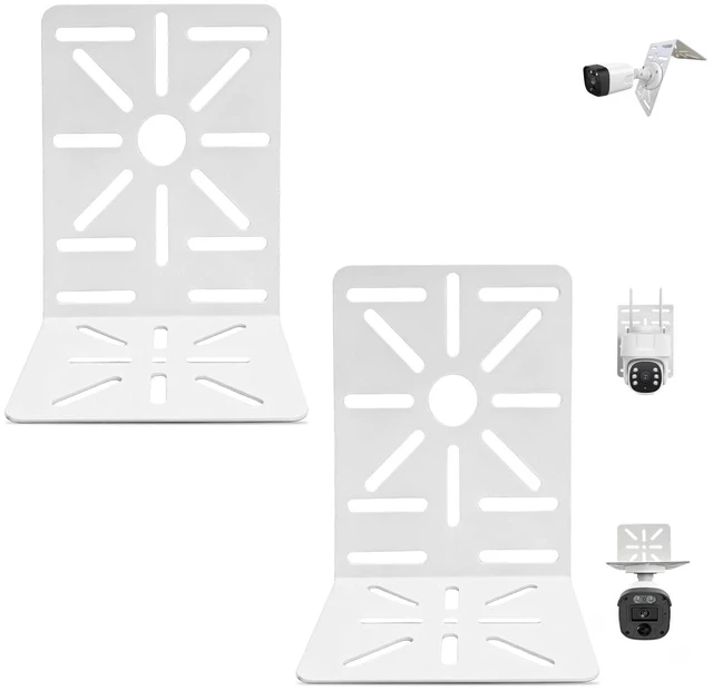 Main image of Metal Universal L-Shape CCTV Security Camera Wall Mount Bracket | L-Shape Design, Heavy Duty Steel, Wide Compatibility, Rust Resistant, Wall Ceiling Mount, Easy Installation