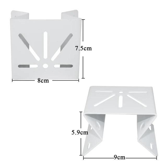 Alt view image 6 of 7 - Corner Mount Compatible with eufy SoloCam S340/E30/E42/4G LTE Cam S330 | Exterior Wall Corner Bracket for PTZ Camera,to Achieve a 270° Wider View Angle,Stainless Steel,Weatherproof for Outdoor,2PCS