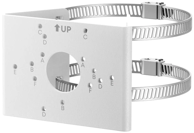 Main image of eufy Security Pole Mount Bracket (T870C), Metal Outdoor Adapter for All eufy PoE Cameras, Select Wi-Fi Outdoor Cameras, Expands Surveillance Coverage, Easy Installation