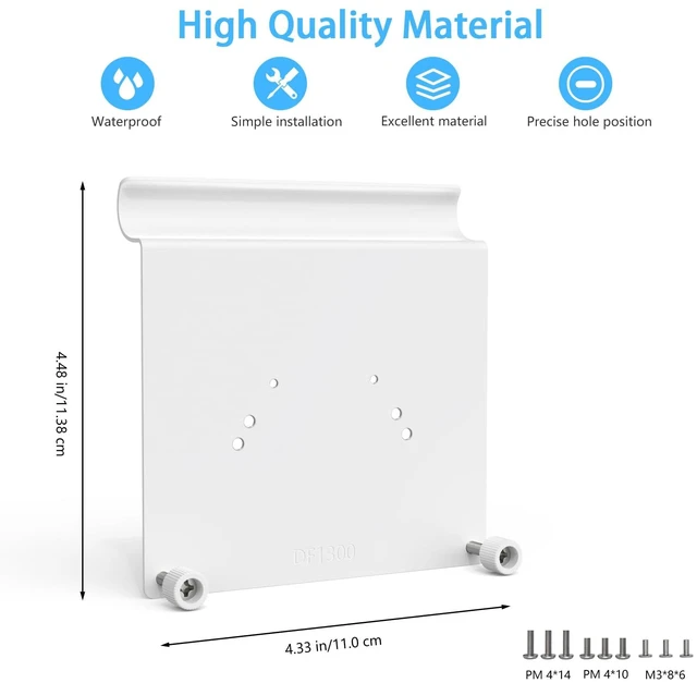 Alt view image 2 of 7 - VOMENC Vinyl Siding Mount Compatible with Eufy Security EufyCam S4 Camera (White)