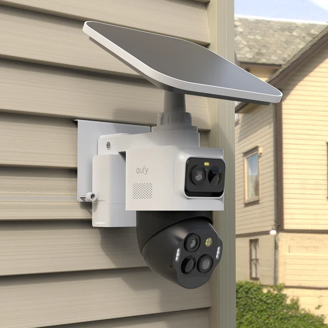 Alt view image 7 of 7 - VOMENC Vinyl Siding Mount Compatible with Eufy Security EufyCam S4 Camera (White)