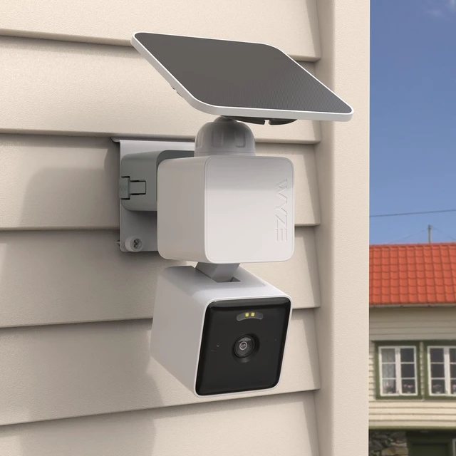 Alt view image 6 of 7 - Koroao Vinyl Siding Mount Bracket Compatible with WYZE Solar Cam Pan Camera,No-Drilling Security Camera Bracket Mounting for Outdoor Use - White