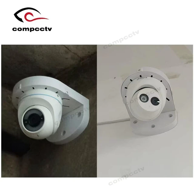 Alt view image 5 of 7 - compcctv Security Camera Mount Bracket, Aluminum Indoor Outdoor Wall Mount Bracket L-Type Bracket for CCTV Security Dome IP Camera Mounting Dome Security Camera Junction Box Mount Bracket Universal