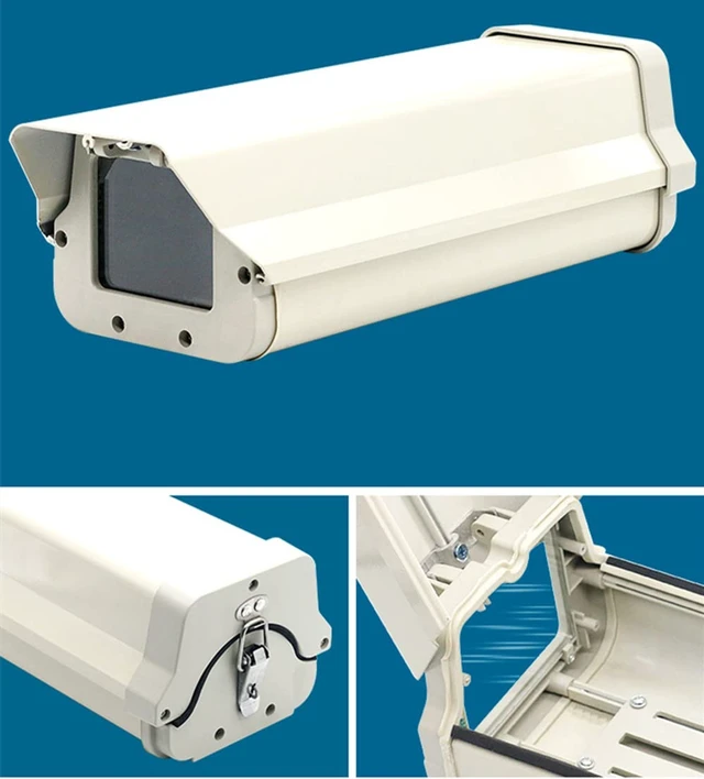 Alt view image 6 of 7 - BeElion Aluminum Housing CCTV Security Surveillance Outdoor Camera Box Weatherproof Heavy Duty Junction Box Shell for CCTV Surveillance Camera Wall Mounting Bracket