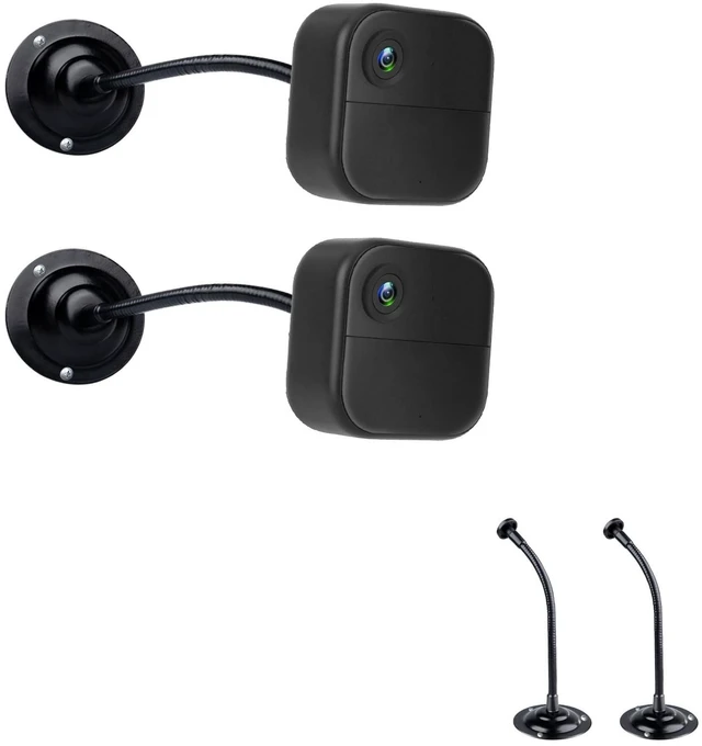Main image of Mippko 2 Pack Camera Flexible Wall Mount Holder for Blink Outdoor 4 (4th Gen)/(3rd Gen) XT3,Blink XT&XT2/Blink Mini/All New Blink Outdoor,Adjustment Flexible 8 inch Long Gooseneck Arm with Metal Base