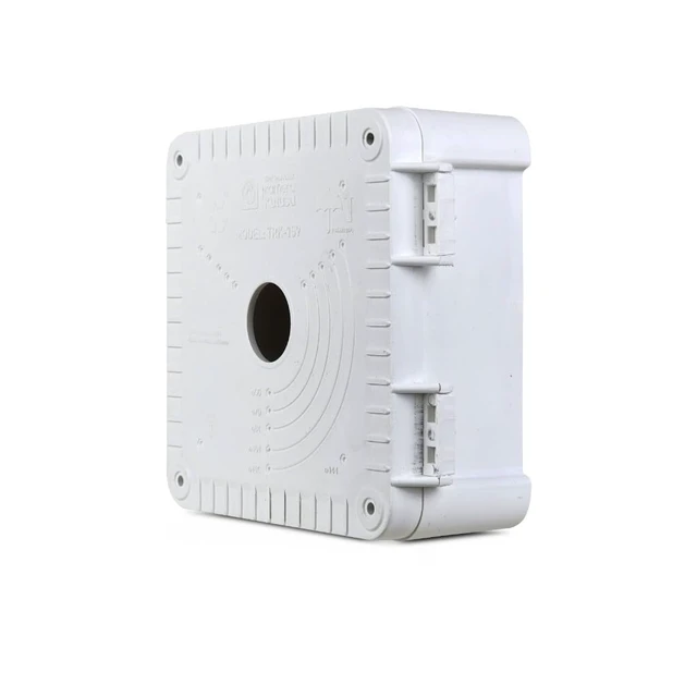 Alt view image 2 of 7 - PRO-159 Universal CCTV Camera Junction Box, White Plastic, Hinged Design (2 Pack)