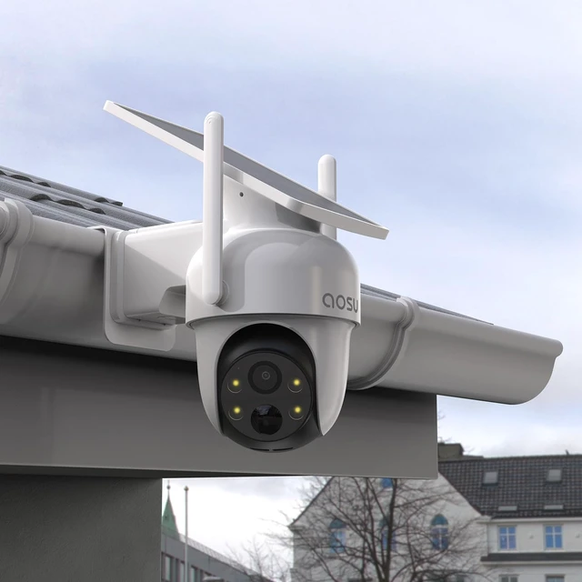 Alt view image 4 of 7 - Holicfun Gutter Mount for AOSU SolarCam D1 Series