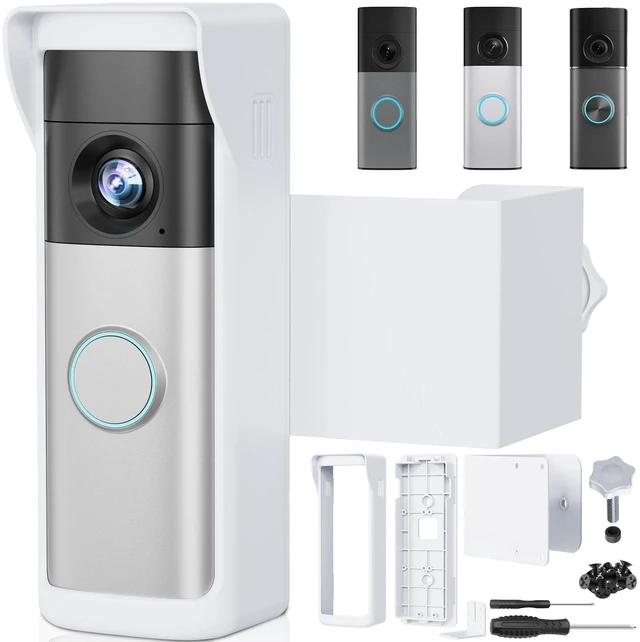 Main image of 2026 Upgrade Anti-Theft Video Doorbell Mount for Ring/Other Battery Doorbell/Plus/Pro(2nd Gen), Adjustable No-Drill Mounting Video Camera Doorbell Cover Holder for Home Rentals, Not for Security Door