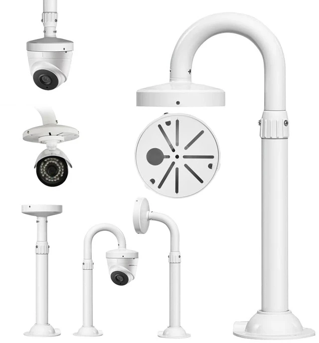 Main image of COMPCCTV Security Camera Mount Bracket, Dome Camera Mount Universal Camera Wall Mounting Bracket/IP Camera for CCTV Security Camera, U Type Telescopic Adjustable (15.7-23.6 inch)