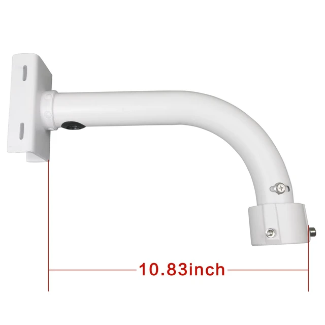 Alt view image 2 of 7 - compcctv Security Camera Mount Bracket, Dome PTZ Camera Mount Universal Camera Pole Mount Bracket for CCTV Security Camera/IP Camera, L Type