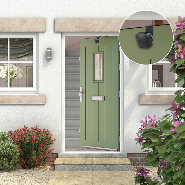 Alt view image 7 of 7 - PUUUCI Door/Gutter Mount for Blink Indoor/Outdoor Camera(4th/3rd Gen) & Blink XT2/XT Camera - Blink Security Camera Mounting Accessories for Home/Apartments/Business, No Drilling, No Damage