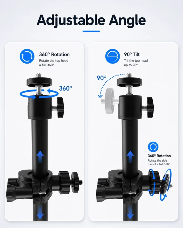 Alt view image 3 of 7 - Ground Stake Mount for Security Cameras & Solar Panels, Fit Ring Blink Eufy | Compatible with Ring, Compatible with Blink, Compatible with Google Nest, Compatible with Eufy, Compatible with Wyze