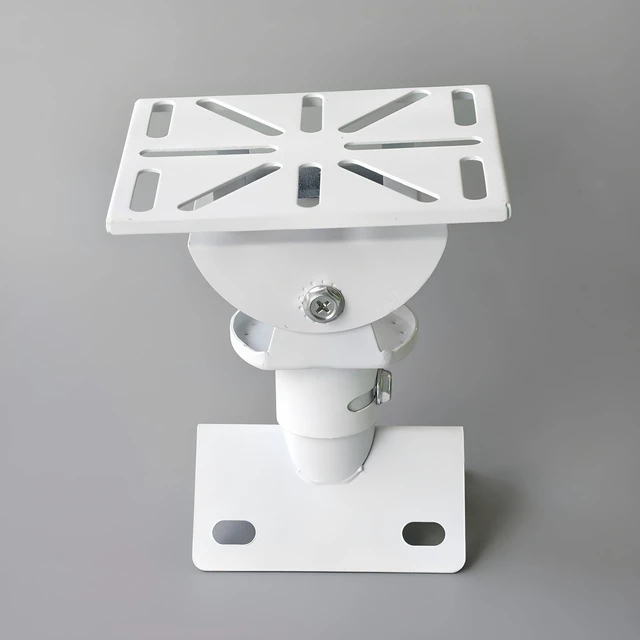 Alt view image 5 of 7 - UQISOVI 90° Right Angle CCTV PTZ Dome Camera Wall Corner Mounting Bracket, Aluminum Alloy Crossbar Holding Pole Mount Security Camera Integrated Clamp Bracket