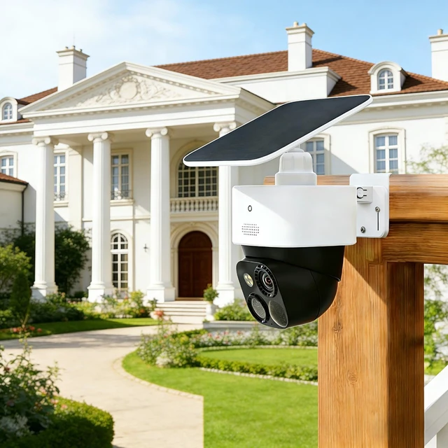 Alt view image 2 of 6 - 2Pack Gutter Mount for Eufy Solocam S340/E30/E42 Camera & 4G LTE Cam S330 Camera, White Stainless Steel Security Camera Bracket