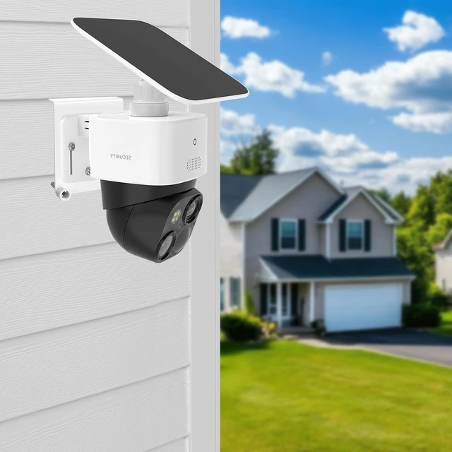 Alt view image 6 of 7 - 2 Pack Vinyl Siding Mount Compatible with Eufy SoloCam S340/E30/E42 and Eufy 4G LTE Cam S330 Solar Security Outdoor Camera Mounting Bracket No Drill,Stainless Steel,Rustproof,White