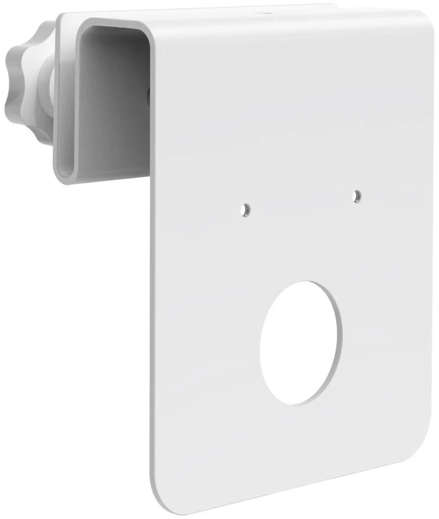 Main image of Holicfun Gutter Mount for Eufy PoE Bullet-PTZ Cam S4 and eufyCam S4 | Sturdy aluminum mounting bracket, no drilling for easy and flexible installation, elevates camera for wider view, white