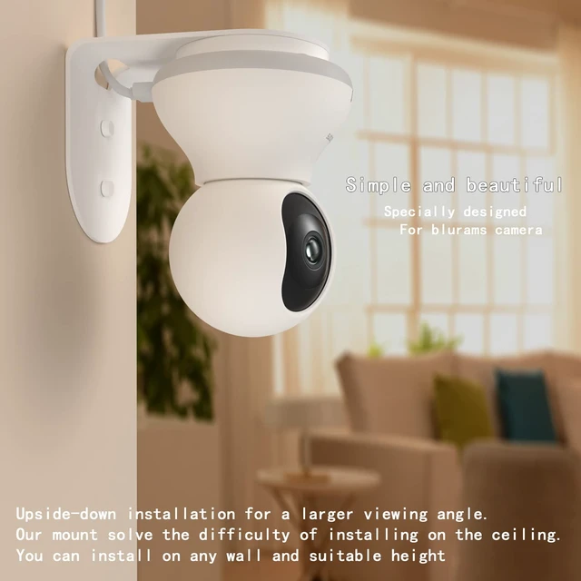 Alt view image 3 of 6 - 2 Pack Metal Mount for Blurams Camera,Wall Install for Wide Motion View | Upside Down or Upright on Any Wall Allows The Best Range of Camera Motion Without Having to Mount to Ceiling