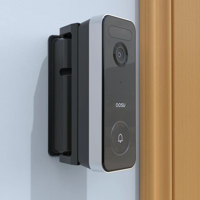 Alt view image 7 of 7 - OkeMeeo Adjustable Doorbell Mount for AOSU Doorbell Camera Wireless, Angle Mount Compatible with AOSU 5MP Ultra HD/Video Doorbell Pro/Ultra/SE