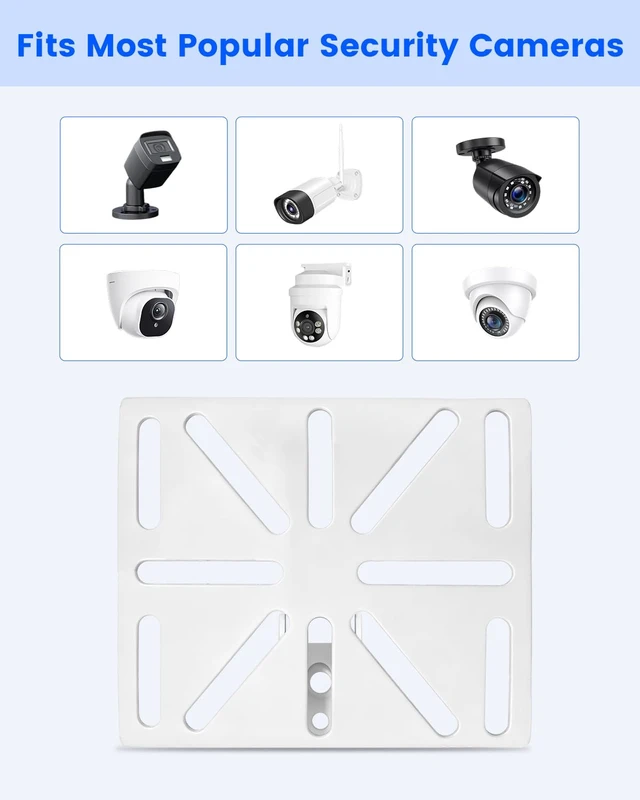 Alt view image 7 of 7 - Durable Steel Security Camera Gutter Mount Bracket, Universal Gutter Mount | Anti-Slip Grip, Secure Hold, Heavy Duty Steel, Wide Camera Fit, Rust Resistant, Easy Adjustment