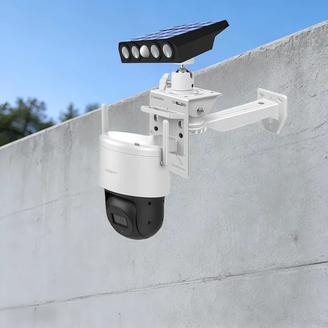 Alt view image 6 of 7 - Security Camera Mount System - Modular 3-in-1 Adjustable Outdoor/ Indoor Bracket for Wall/Ceiling Flat Surface Mounting | Fit CCTV, Flood Lights, Solar Panels