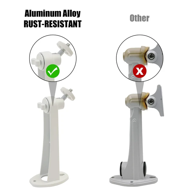 Alt view image 7 of 7 - 3Pack Extremely Long 6 in Camera Mount for eufyCam 2C/2C Pro, 3C/S300, for Ring Camera, for SoloCam S220/C210, Adjustable Wall Mount Brackets Indoor/Outdoor, Aluminum Alloy Rust-Proof and Durable
