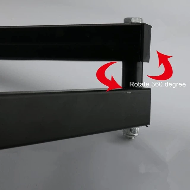 Alt view image 5 of 6 - OdiySurveil Articulating Magic Arm Wall Mount Holder Stand 15cm + 20cm,Wall Corner Mount Metal Black Bracket 35CM Long Arm Universal Angle Left Right Rotatable CCTV Camera Projector Holder