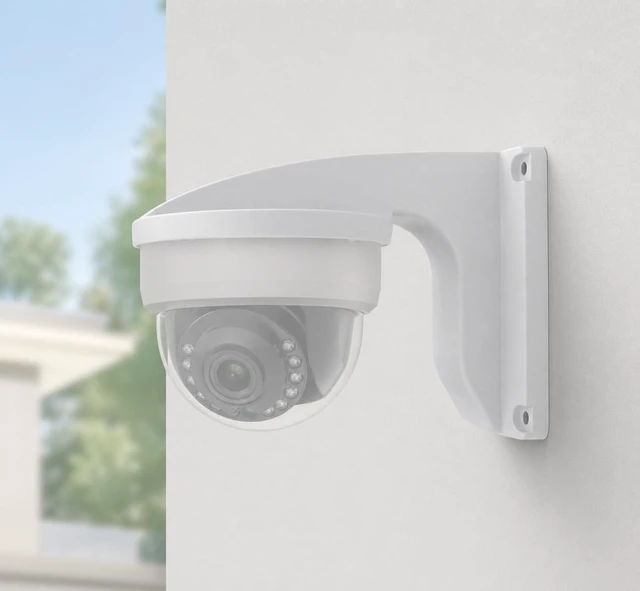 Alt view image 6 of 6 - DS-1258ZJ Wall Mount Bracket Compatible with Fixed Lens Dome IP Camera DS-2CD21x2 White Plastic, 2 Pack