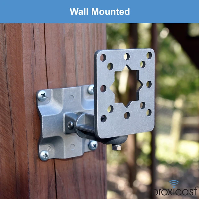 Alt view image 3 of 7 - Proxicast Adjustable Outdoor Universal Wall/Pole Mount Articulated Bracket | Swivel/Tilt Mount for Antennas, Cameras, Lights, Speakers, etc, **Not for Mounting TVs or Monitors** - ANT-810-AWB