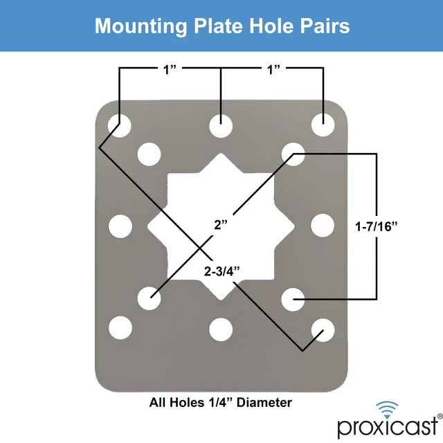 Alt view image 4 of 7 - Proxicast Adjustable Outdoor Universal Wall/Pole Mount Articulated Bracket | Swivel/Tilt Mount for Antennas, Cameras, Lights, Speakers, etc, **Not for Mounting TVs or Monitors** - ANT-810-AWB