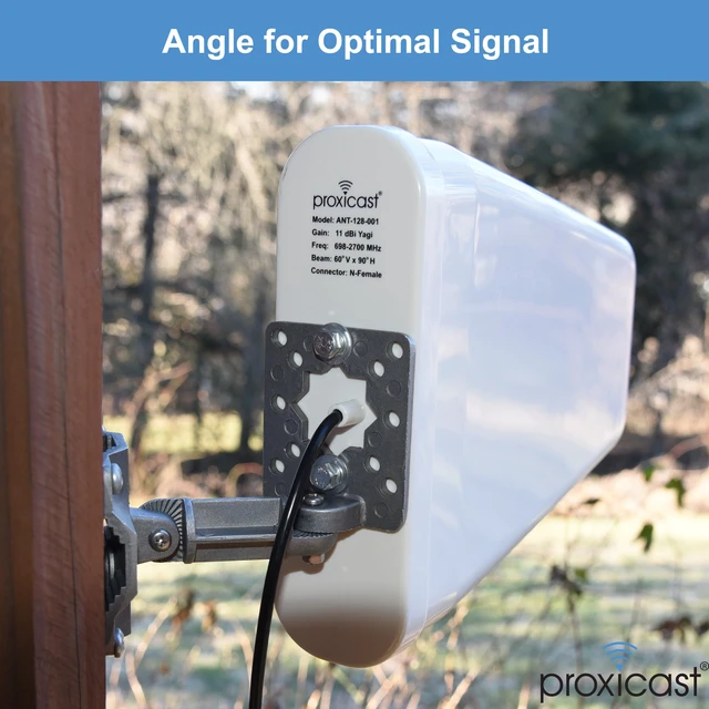 Alt view image 5 of 7 - Proxicast Adjustable Outdoor Universal Wall/Pole Mount Articulated Bracket | Swivel/Tilt Mount for Antennas, Cameras, Lights, Speakers, etc, **Not for Mounting TVs or Monitors** - ANT-810-AWB