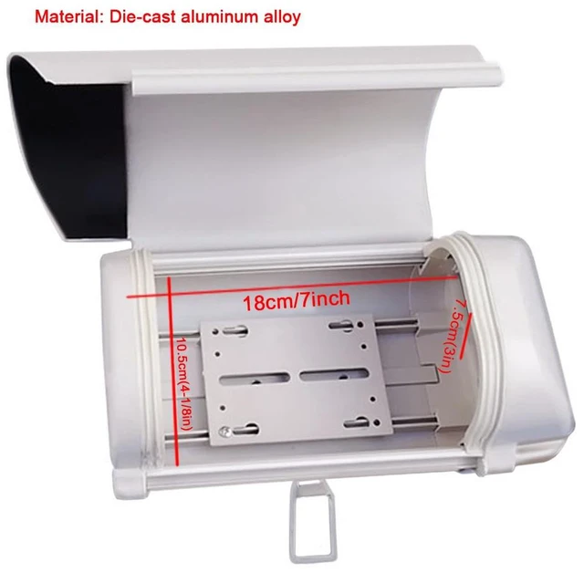 Alt view image 3 of 7 - CCTV Security Housing Indoor Outdoor Camera Box, 1-Pack Aluminium Alloy 6 inch/8 inch/10 inch/12 inch IP65 Weatherproof Junction Box Camera Mount Enclosure Dust Cover Case (8 inch)
