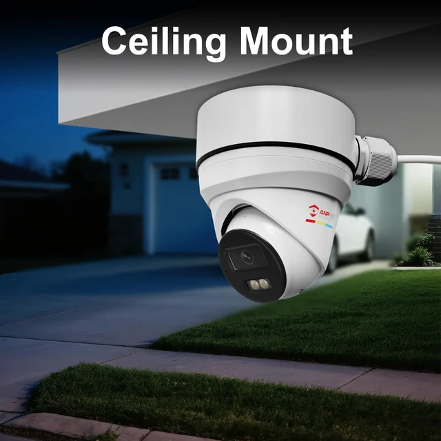 Alt view image 3 of 7 - Anpviz Junction Box Bracket JB1280ZJ-DM8 | Full Metal Design, IP66 Waterproof, Compatible with Turret IP PoE Cameras: IPC-D3053/3083/3012/3653/3683/3582/3583 (White)