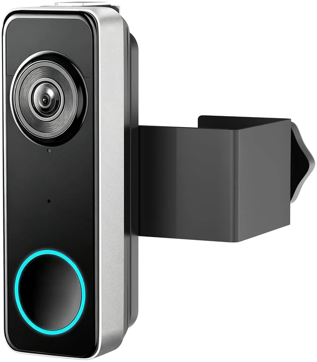 Main image of Anti-Theft Doorbell Mount for Wyze Doorbell Camera, No Drill Video Doorbell Mount Adjustable Mounting Bracket for Wyze Duo Cam Video Doorbell, Door Camera Mount for Rentals, Apartment Door Security