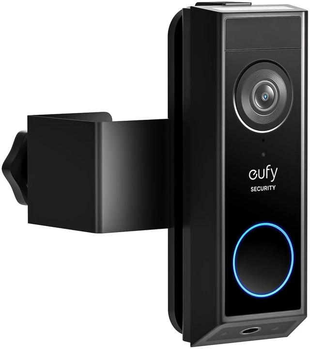 Main image of Anti-Theft Doorbell Camera Mount for Eufy Doorbell E340/C30/C31, No Drill Door Camera Mount for Eufy E340, Metal Door Camera Holder for Inward-Opening Doors, Suitable for Apartments, Rentals and Homes