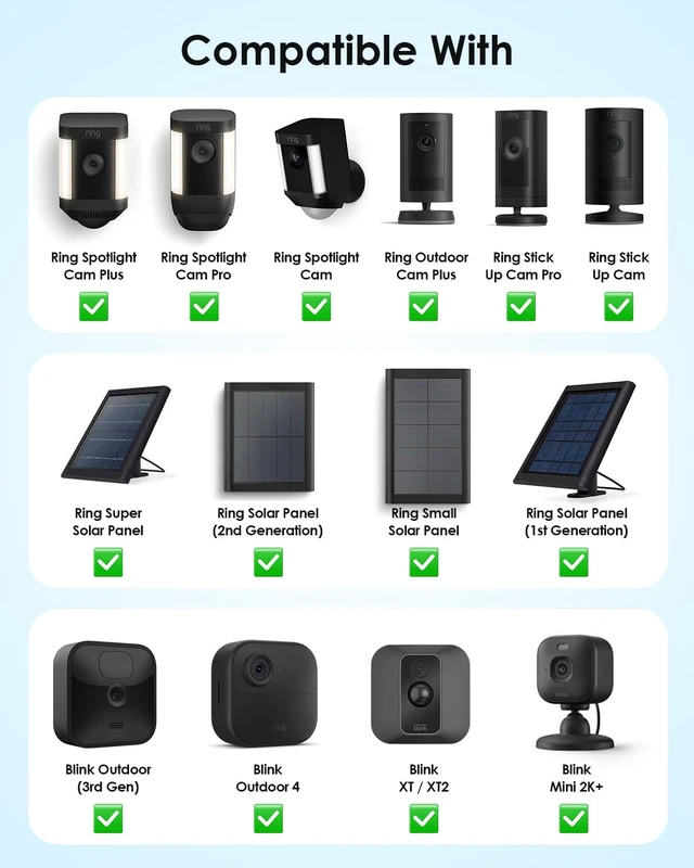 Alt view image 2 of 7 - Ground Stake Mount Stand with Solar Panel Bracket, Universal Camera Holder Compatible with Ring, Blink, Arlo, Eufy, Wyze, Google Nest, Simplisafe, for Outdoor Cameras & Solar Panels