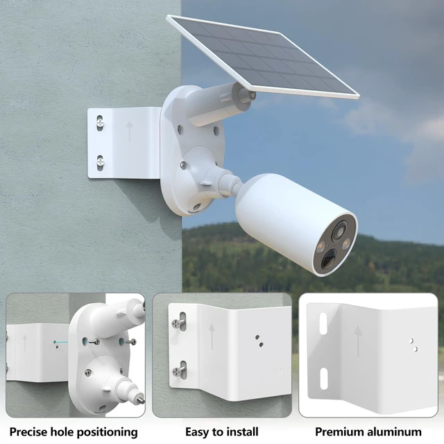 Alt view image 3 of 7 - Koroao Corner Mount Bracket for TP-Link Tapo Security Cameras | Wide Compatibility Tapo C660 C615F C645D C402 C403 C460 C425 C630 C411 C610 TC82 TC90 TC85 KIT C675D KIT & Tapo A201 Camera.