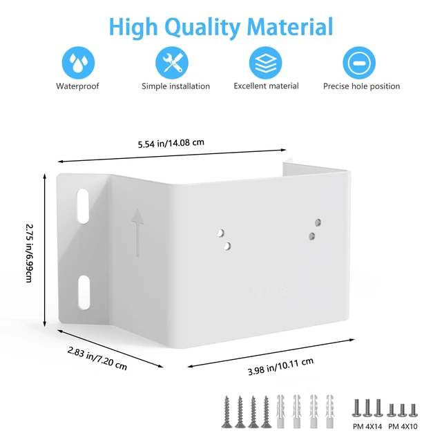 Alt view image 4 of 7 - Koroao Corner Mount Bracket for TP-Link Tapo Security Cameras | Wide Compatibility Tapo C660 C615F C645D C402 C403 C460 C425 C630 C411 C610 TC82 TC90 TC85 KIT C675D KIT & Tapo A201 Camera.
